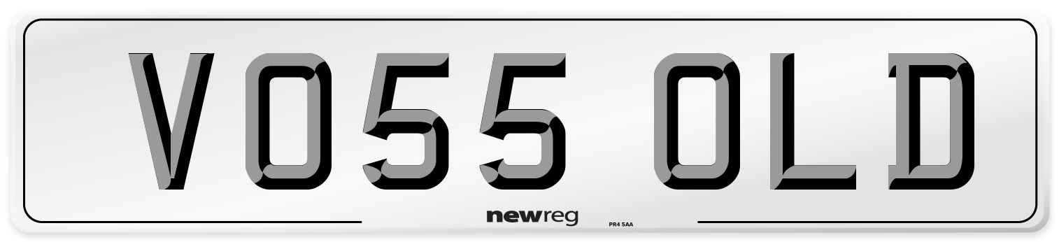 VO55 OLD Number Plate from New Reg